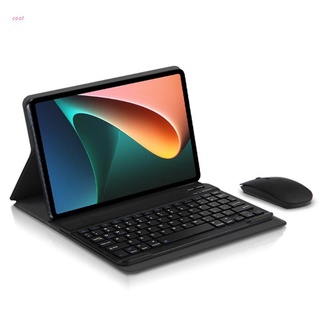 [jj] funda de teclado magnético delgada y ligera con teclado inalámbrico desmontable para xiaomi mi pad 5pro/mi pad 5 tablet