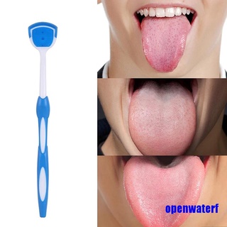 Cepillo de lengua de silicona suave/limpiador de lengua/raspador de aliento fresco/cuidado Oral