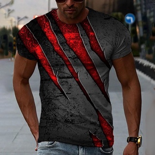 feiyan - camiseta de manga corta con estampado casual para hombre