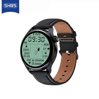 SHBS HK3 HD Retina Pantalla ECG PPG IP68 Impermeable Llamada Bluetooth Smartwatch 1.32 Pulgadas 360 * Táctil Completa Fitness Deportes Huawei Watch3