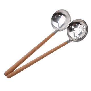 Soup cuchara De acero inoxidable con colador/Filtro Para cocina caliente/utensilio De cocina