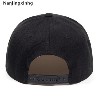 [Nanjingxinhg] High Quality Unisex Cotton 3D X Embroidery Flat Brim Baseball Cap Fashion Hats [HOT]