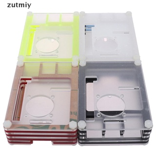 [ZUYM] 9 Layers Acrylic Box Case Shell Cover For Raspberry Pi 4 3 Model B 3B Plus DZX
