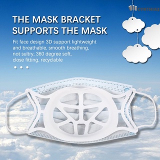 Actualización 3D máscara soporte soporte de máscara cara soporte de silicona nariz almohadillas suavemente máscara cara máscara interior marco de soporte plegable lavable máscara cara soporte -cynt3