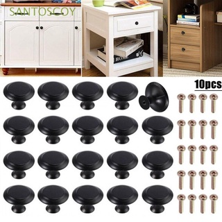 santoscoy - pomo de puerta para puerta, cajón, ganchos para colgar, muebles, armario de cocina, armario, 10 unidades, paquete de tiradores