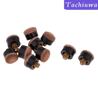 [tachiuwa] 10/11/13 mm puntas de tornillo para tacos de piscina, puntas duras, paquete de repuesto, 10 piezas, accesorios para club