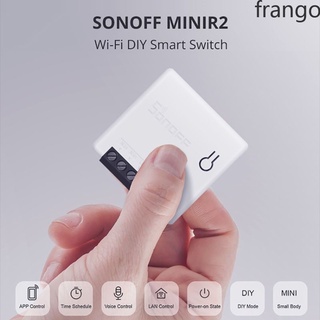 Sonoff Mini Interruptor Inteligente R2 pequeño Interruptor De control Remoto Wifi soporte para cuerpo Externo pollo