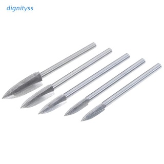 Explosion 5pcs/set 3mm Shank Wood Carving Engraving Drill Bit Milling Cutter Knife HSS Sharp Edges Woodworking Tools