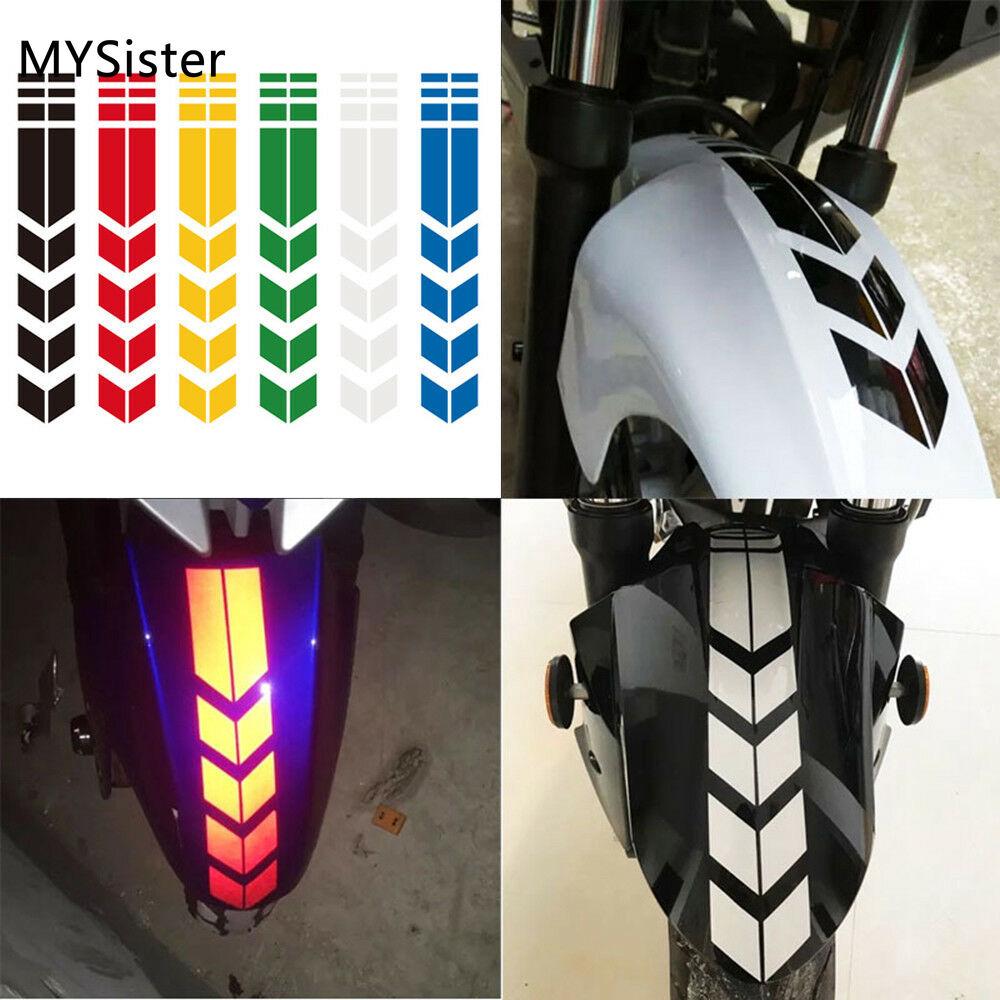 FENDER calcomanías reflectantes de flecha para coche/motocicleta/rueda/rueda en guardabarros
