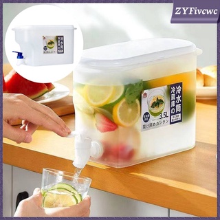 Cold Water Kettle for Lemonade Juice Ice Tea Summer Ice Water with Faucet
