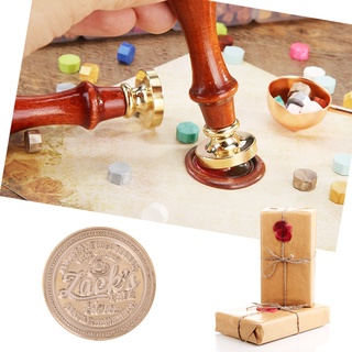sello de madera retro sello de cera sellador de cera reemplazar cabeza de cobre hobby decoración herramienta (5)