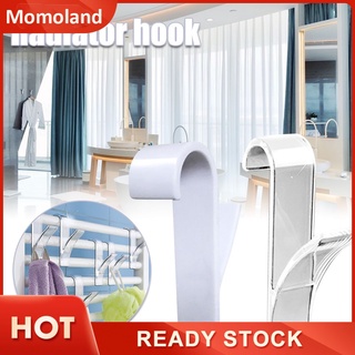 Percha de alta calidad para toallas de radiador, colgador para ropa, gancho de baño, perchero, blanco, transparente, MomoLand