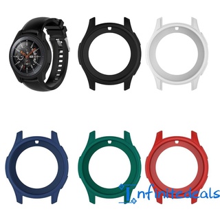 [Accesorios inteligentes] funda protectora de silicona para Samsung Galaxy Watch 46 mm SM-R800 cubierta para Samsung Gear S3 Frontier Smart Watch