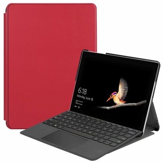 Plegable soporte de la cubierta para Microsoft Surface Go/Go 2 caso Tablet cuero PU Smart Cover Tablet caso puede contener teclado Tablet Shell protector. (1)