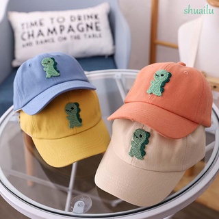 Shuailu gorra De béisbol De algodón Para niños con dibujo De dinosaurio Para Primavera/verano