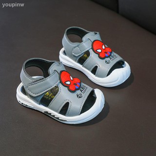 Zapatillas de verano Baotou 1-3 años 2 zapatillas para niña con suela suave antideslizante sandalias infantiles para bebés (6)