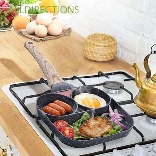 Alldirections utensilios de cocina para todas las estufas desayuno huevo jamón filete panqueques Maker tortilla Pan/Multicolor