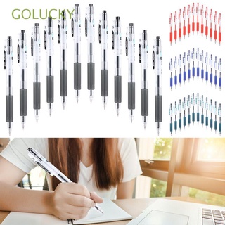 Golucky 12 piezas Material Escolar simplicidad Para escritura/oficina/bolígrafo de Gel Push-tipo/Multicolorido