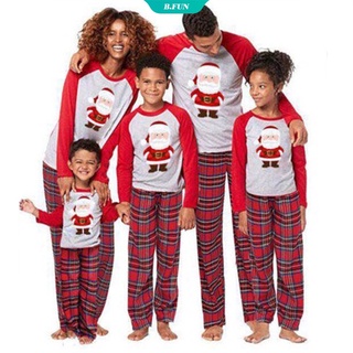 Conjunto de ropa de dormir de navidad para la familia 2021 navidad para niños pijamas para niños pijamas para niños mameluco de dormir pijamas para la familia trajes para el hogar combina con la familia [FUN] (1)