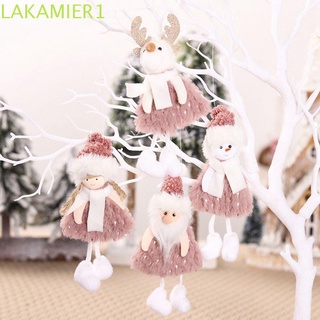 LAKAMIER Lovely Christmas Ornament New Year Pendant Xmas Tree Hanging Cute Home Decor 2021 Xmas Gifts Party Decorations Plush Angel Doll