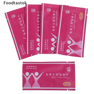 [Foodtastok] 5 tarjetas femeninas inflamación ginecológica inflamación de la Vagina tarjeta de autoprueba.