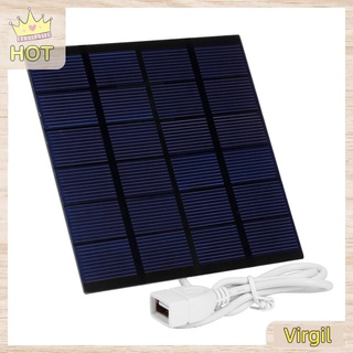 W 6V USB Panel Solar polisilio portátil DIY cargador Solar generador