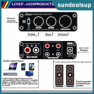 [Sundeal] Mini amplificador de auriculares HiFi Audio amplificador de potencia estéreo HiFi Digital