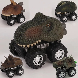 Dinosaurio Tire Hacia Atrás Mini Juguetes Coches Camión Grande Neumático Rueda Vehículos Playset Para Niños Pequeños Regalos De Navidad