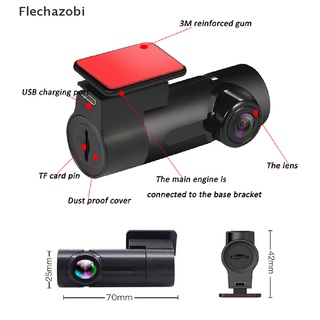 [flechazobi] wifi coche dvr dash cam hd 1080p cámara de coche grabadora monitor grabadora de conducción caliente