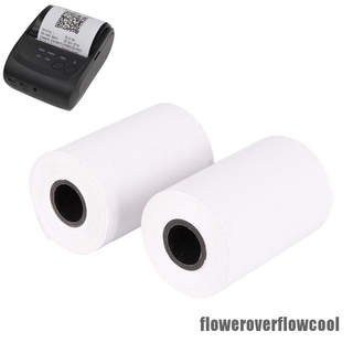 FOFC rollo de papel de recibo térmico de 57 x 40 mm para impresora térmica móvil POS de 58 mm