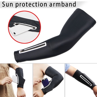 1pc codo brazo manga cubierta bolsa elástica ciclismo al aire libre brazalete protector solar para brazo proteger