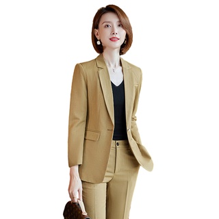 2021 autumn and winter long sleeves business suit blazer business formal wear work clothes slim fit graceful and fashion