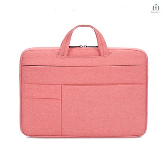 Na portátil portátil bolsa pulgadas portátil caso impermeable Nylon portátil bolsa maletín de ocio negocios bolso rosa
