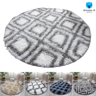 alfombra redonda simple suave cómoda manta absorbente antideslizante alfombrilla para el hogar sala de estar dormitorio