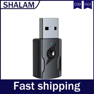 COD 4 in 1 USB Bluetooth-compatible Transmitter Receiver Dual Output Car Computer TV Adapter