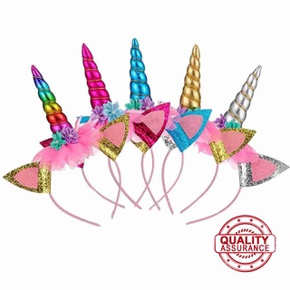 diadema de unicornio para niños, festival de cumpleaños, unicornio c4q4