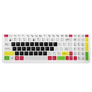 sun teclado cubierta teclado película protector de piel portátil protección de silicona para asus k50 portátil accesorio (6)