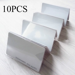 10pcs tarjetas RFID 125khz proximidad ID Control de acceso EM4100 EM4102 TK4100 blanco BjFranchise