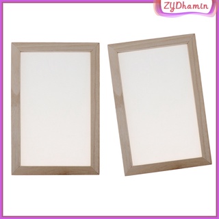 2 x marco de molde para hacer papel de madera (1)