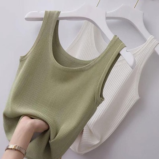 80-200jin camisola de las mujeres de gran tamaño Slim Fit exterior desgaste interior de fondo camisa sin mangas delgada