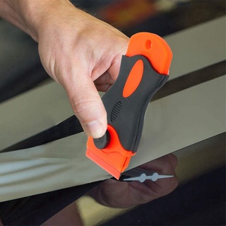 Alta calidad 4 unidades de raspadores de cuchilla de afeitar de plástico para pegatinas de limpieza de ventanas MYGB (6)