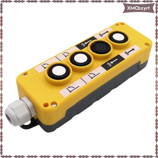 COP4B Crane Button Switch Box Unloading Tail Plate Rainproof Durable Yellow (1)