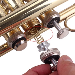 3 piezas De resorte De trompeta De Metal Para piezas De Instrumentos De latón (3)