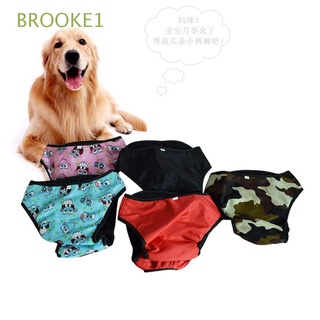 Brooke1 mujer perro cachorro mascota calzoncillos pantalones ropa interior mascotas suministros perro pañal perro bragas/Multicolor