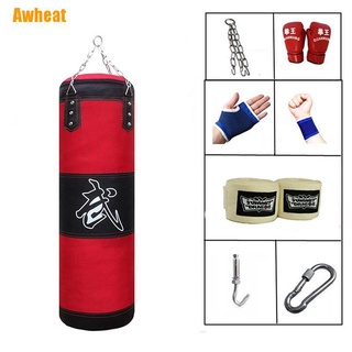 Awheat| saco de arena de boxeo profesional para entrenamiento Fitness con patadas para colgar gimnasio (1)