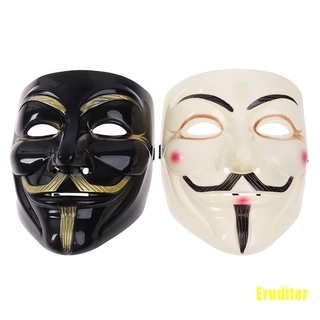 Eruditer V For Vendetta Anonymous mascarilla Guy Fawkes Halloween mascaras (1)