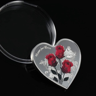 rosa moneda conmemorativa en forma de corazón colección moneda 52 idiomas te amo moneda arte colección plata (8)