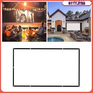 Hyttjtsu proyector De pantalla Portátil plegable Para interiores/pantalla De 60-150 pulgadas (16:9/4:3) Para acampar en casa Theater