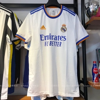 ¡listo En inventario! ¡camisa Adidas! 21-22 Real Madrid De algodón Puro transpirable De fútbol