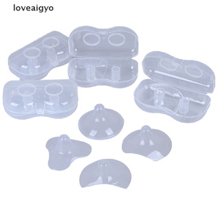 loveaigyo - juego de 2 protectores de silicona para pezones, protectores para madres, protección cl
